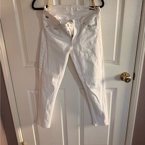 Citizens Of Humanity White Ankle Jeans